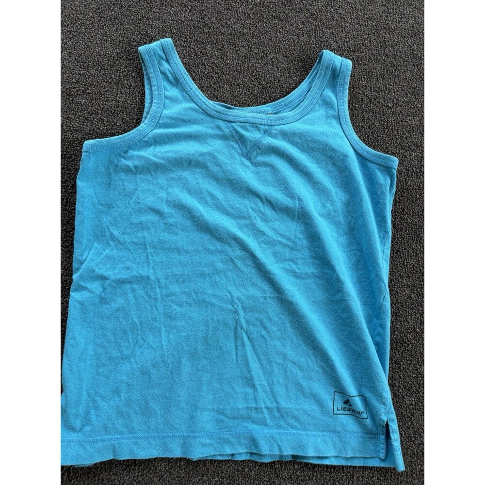 Vintage Lizwear Tank Top Women’s Medium‎ Teal/Turquoise 100% Cotton